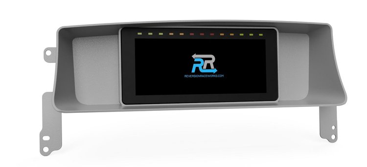 RR00559-DD Holley 6.86 in. Digital Dash Bezel w/Dash Defense, 1992-1997 Ford F150