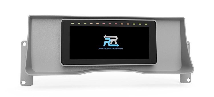 RR00565-DD Holley 6.86 in. Digital Dash Bezel w/Dash Defense, 1998-2005 Ford Panther