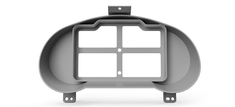 RR00589 Tinker 7 in. Digital Dash Bezel, 2002-2007 Subaru Impreza WRX
