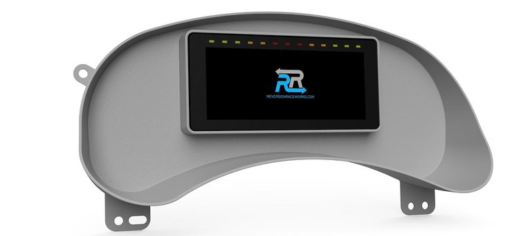 RR00614 Holley 6.86 in. Digital Dash Bezel, 202001-2009 Chevy TrailBlazer