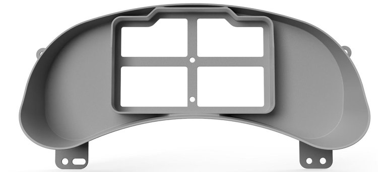 RR00621 Haltech/Tinker 7 in. Digital Dash Bezel, 202001-2009 Chevy TrailBlazer