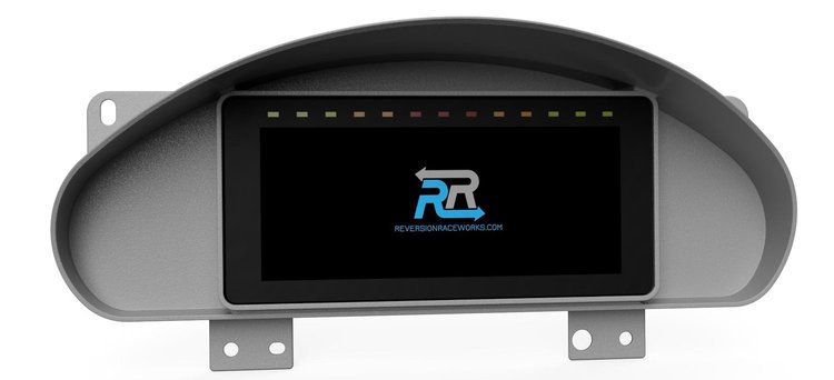 RR00640 Holley 6.86 in. Digital Dash Bezel, 1989 -2005 Mazda MX-5 Miata