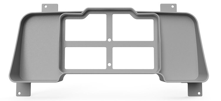 RR00650 Tinker 7 in. Digital Dash Bezel, 1994-1997 Dodge Ram