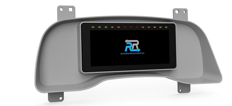RR00658 Holley 6.86 in. Digital Dash Bezel, 1998-2002 Dodge Ram