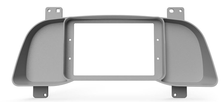 RR00659 Holley 7 in./Aces 7 in. Digital Dash Bezel, 1998-2002 Dodge Ram