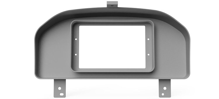 RR00666 Holley 7 in./Aces 7 in. Digital Dash Bezel, 2009-2018 Ram Truck