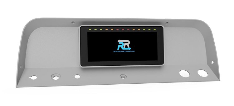 RR00705 Holley 6.86 in. Digital Dash Bezel for 1964-1966 Chevy C10
