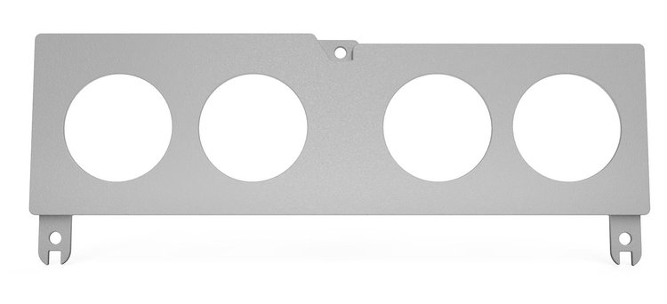 RR00751 Dash Information Center Delete w/ (4) Gauge Pods for 1984-1989 Chevy Corvette C4