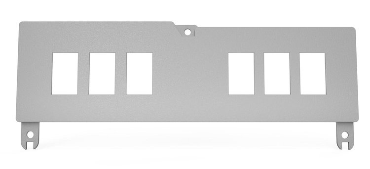 RR00752 Dash Information Center Delete w/ (6) Rockers for 1984-1989 Chevy Corvette C4