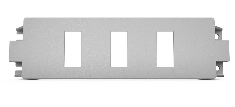 RR00756 Climate Control Delete Panel w/ (3) Rockers for 1984-1989 Chevy Corvette C4