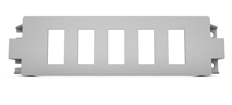RR00757 Climate Control Delete Panel w/ (5) Rockers for 1984-1989 Chevy Corvette C4