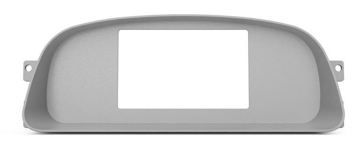 RR00815-DD Holley 7 in./Aces 7 in. Digital Dash Bezel w/Dash Defense, 1985-1992 Mazda RX-7 FC
