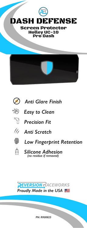 RR00825 Haltech UC-10 Digital Dash Screen Protector, Dash Defense