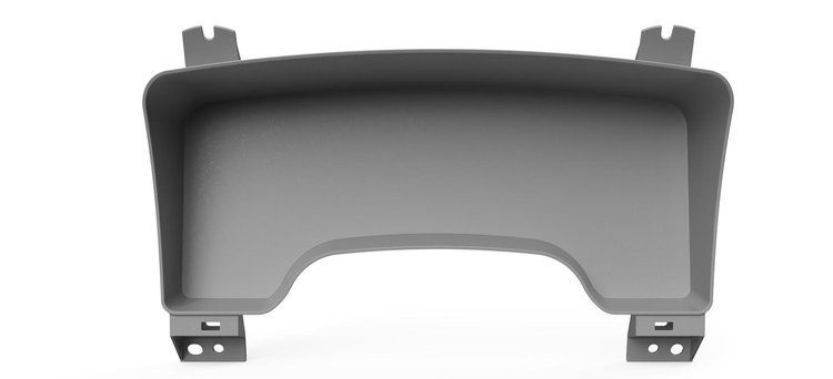 RR00827 Blank Dash Bezel, 2002-2009 Dodge Ram 3rd Gen