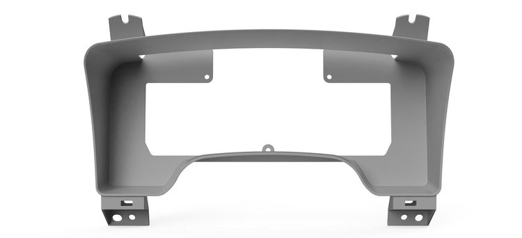 RR00831-DD Haltech UC-10 Digital Dash Bezel w/Dash Defense, 2002-2009 Dodge Ram 3rd Gen