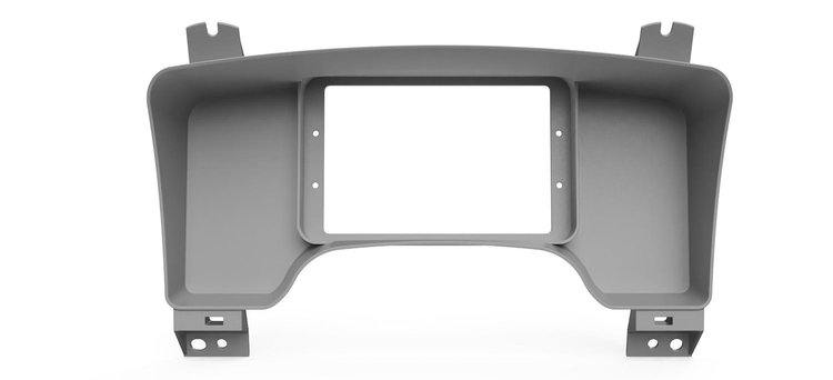 RR00833 Holley 7 in./Aces 7 in. Digital Dash Bezel, 2002-2009 Dodge Ram 3rd Gen