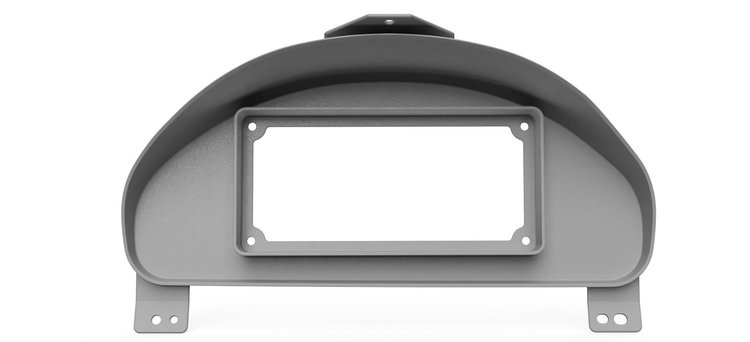 RR00847 Holley 6.86 in. Digital Dash Bezel, 2001-2005 Honda Civic