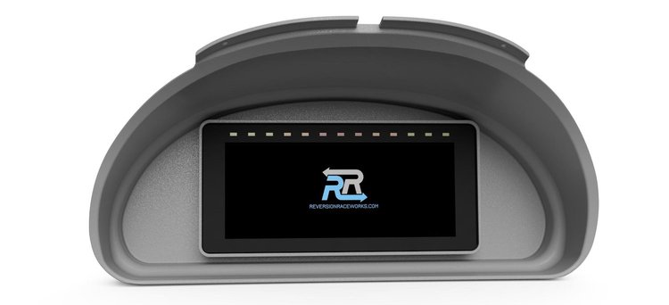 RR00854-DD Holley 6.86 in. Digital Dash Bezel w/Dash Defense, 1995-2004 BMW E39