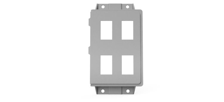 RR00858 HVAC Delete Panel, 1994-1997 Chevy S10, 4 Carling Switches
