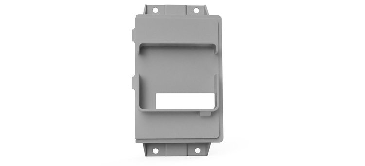 RR00860-DD HVAC Delete Panel, 1994-1997 Chevy S10, Holley 3.5 in. w/ Dash Defense