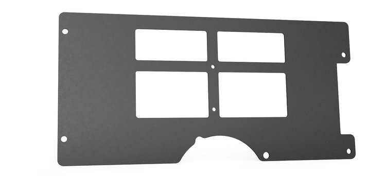 RR00866 Tinker 7 in. Side LED Digital Dash Bezel, 1988-1994 OBS Chevy Truck