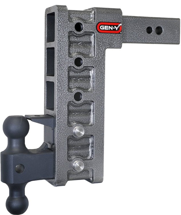 GH-1625 MEGA-DUTY Adjustable Drop Hitch 2.500 in. Shank [12 in. Drop, 3,500 lbs. TW, 32,000 lbs. GTW]
