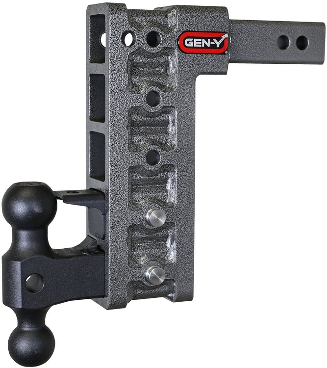 GH-525 MEGA-DUTY Adjustable Drop Hitch 2 in. Shank [10 in. Drop, 2,000 lbs. TW, 16,000 lbs. GTW]