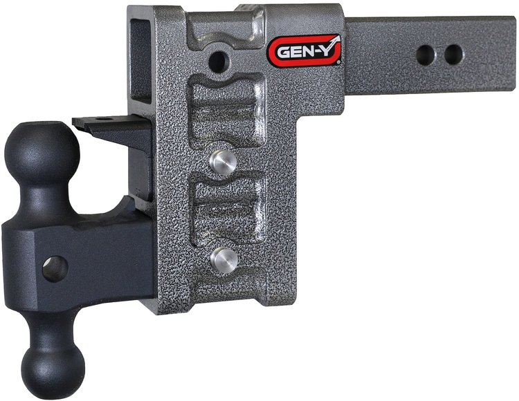 GH-623 MEGA-DUTY Adjustable Drop Hitch 2.500 in. Shank [6 in. Drop, 3,000 lbs. TW, 21,000 lbs. GTW]