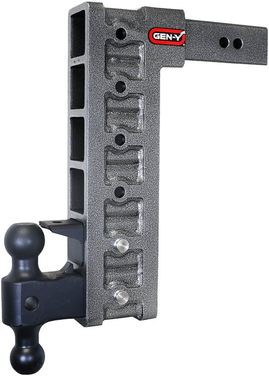 GH-626 MEGA-DUTY Adjustable Drop Hitch 2.500 in. Shank [15 in. Drop, 3,000 lbs. TW, 21,000 lbs. GTW]