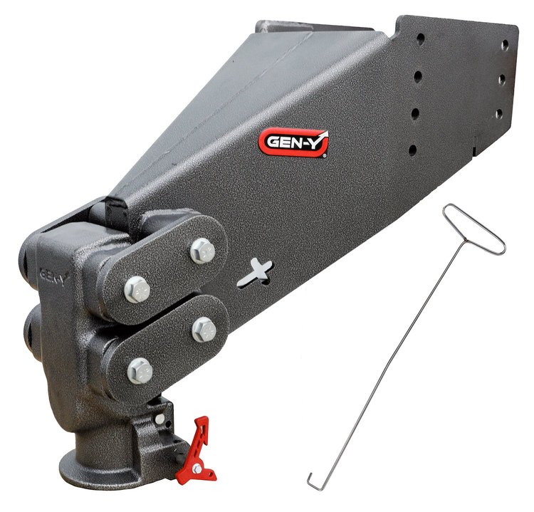 GH-8056AL Executive Torsion-Flex Rhino SnapLatch Fifth Wheel Pin Box 2 5/16 in. Coupler [2,000 lbs.-4,500 lbs. Pin Weight Range]