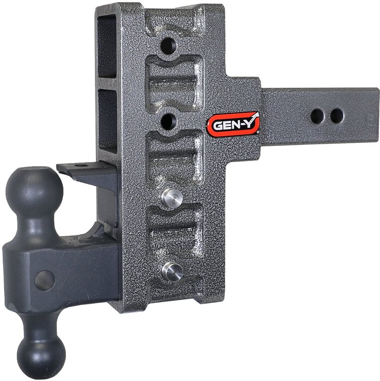 GH-924 MEGA-DUTY Adjustable Drop Hitch 2.500 in. Shank [6 in. Offset Drop, 3,000 lbs. TW, 21,000 lbs. GTW]