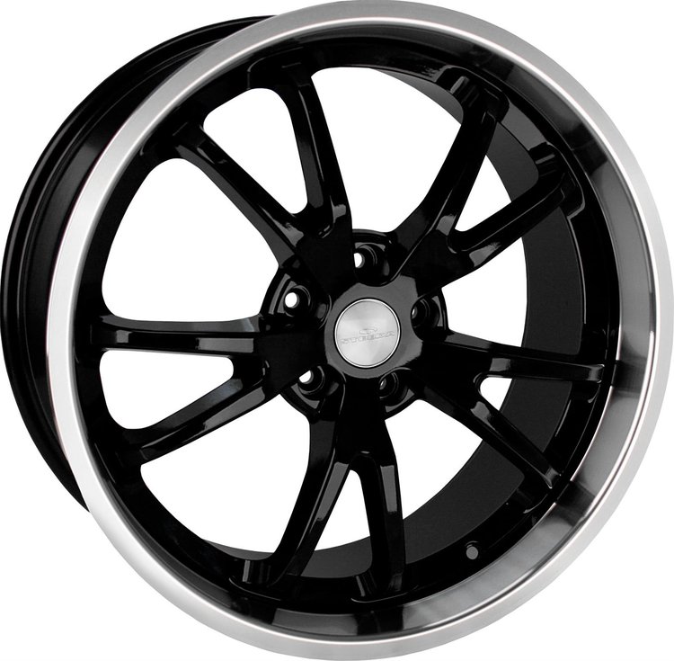 20X9.5 SPYDER BLACK W/MAC