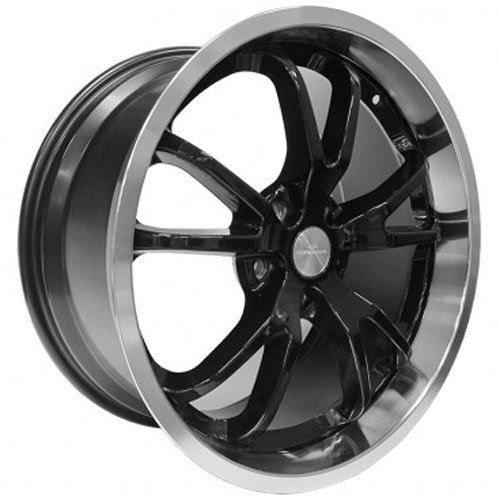 Spyder Wheel 20x11 Black w/Machined Lip 59mm Offset