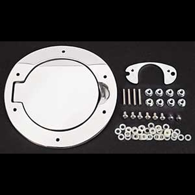 Polished Billet Fuel Door 2005-Up Mustang