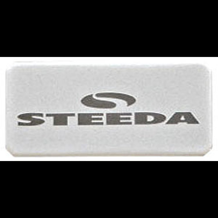 Badge 1.5x3 Stainless Steel