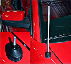 Billet Antenna Polished