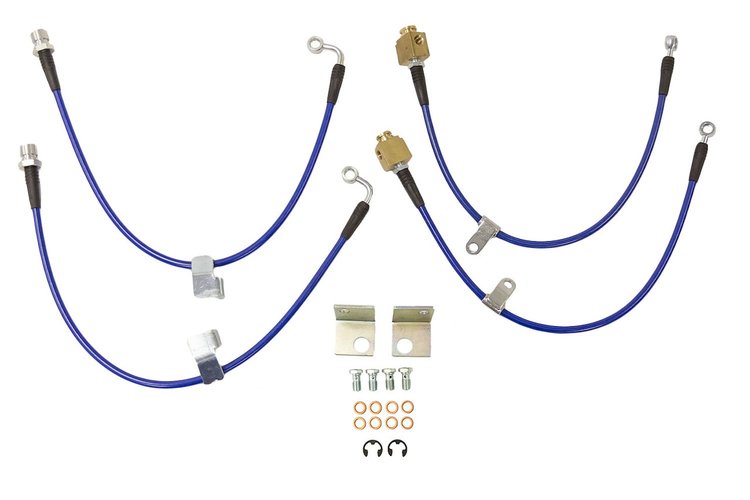 BRAIDED BRAKE LINE KIT