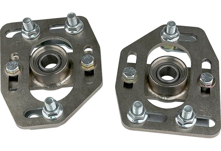 3-Bolt Steel Caster Camber Plates 1979-89 Mustang