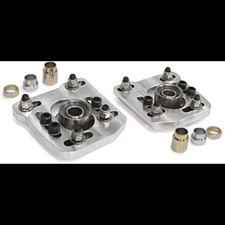 4-Bolt Aluminum Caster Camber Plates 1994-04 Mustang