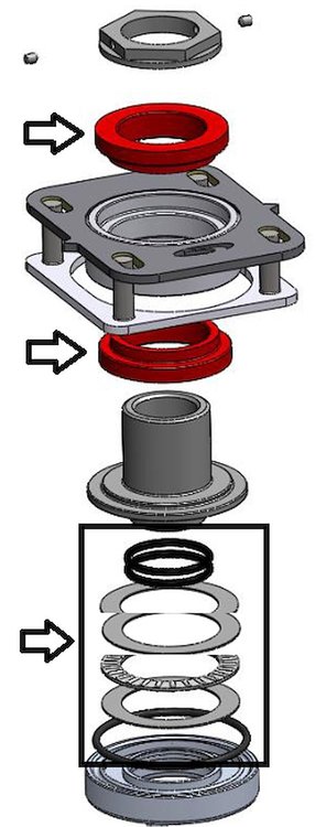 STRUT MOUNT BUSHING KIT