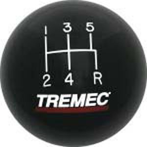 5-Speed Shifter Knob Black Plastic