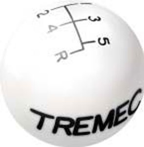 5-Speed Shifter Knob White Plastic