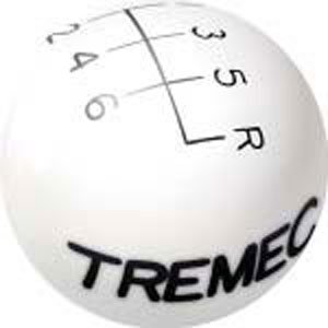 6-Speed Shifter Knob White Plastic