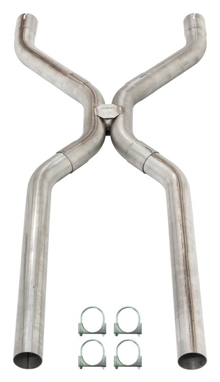 HVA10 2.500 in. Universal H-Pipe Crossover Exhaust Kit