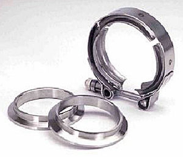 Stainless V-Band Clamp Includes Flanges