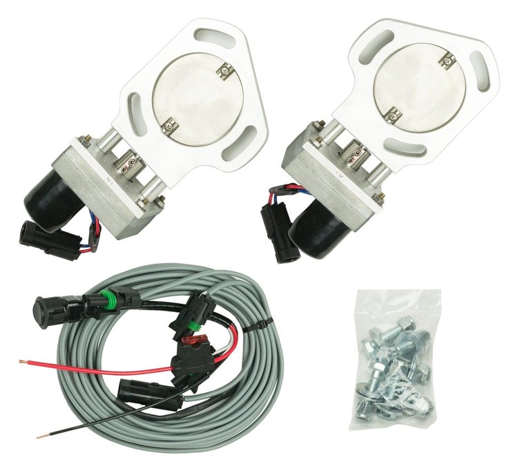 Electrical Exhaust Cutout Kit Dual Exhaust