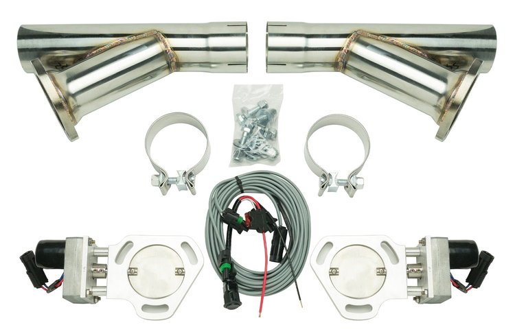 Electrical Exhaust Cutout Kit Dual Exhaust