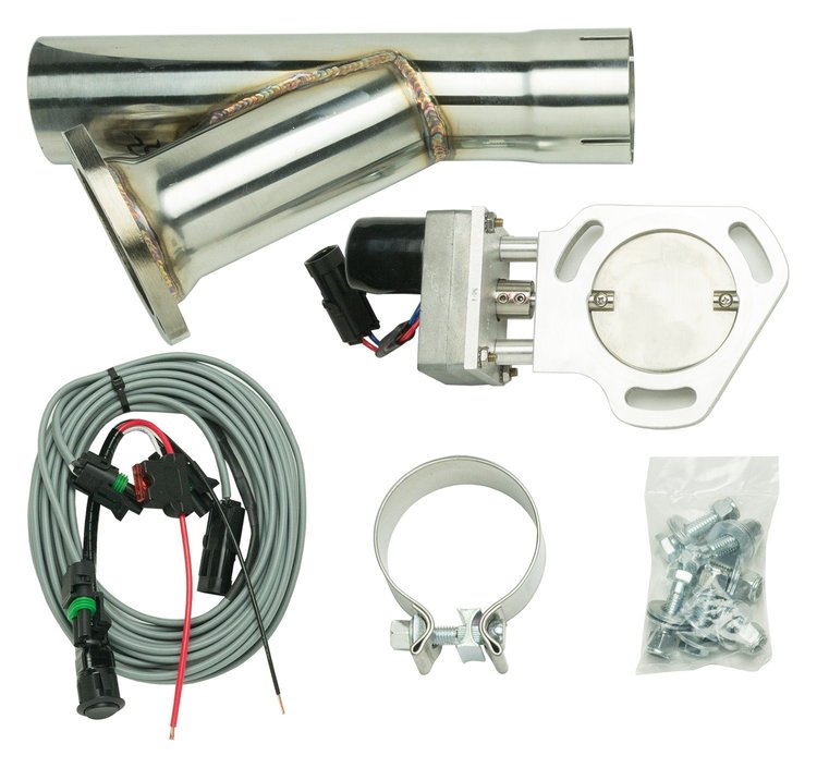 Electrical Exhaust Cutout Kit Single Exhaust