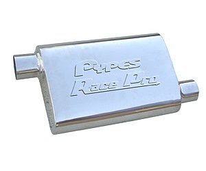 Race Pro Muffler 2.5" Offset/Offset