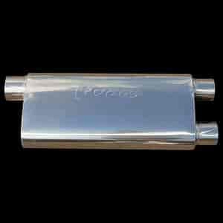 Race Pro Muffler 3" Inlet / 3" Dual Outlets